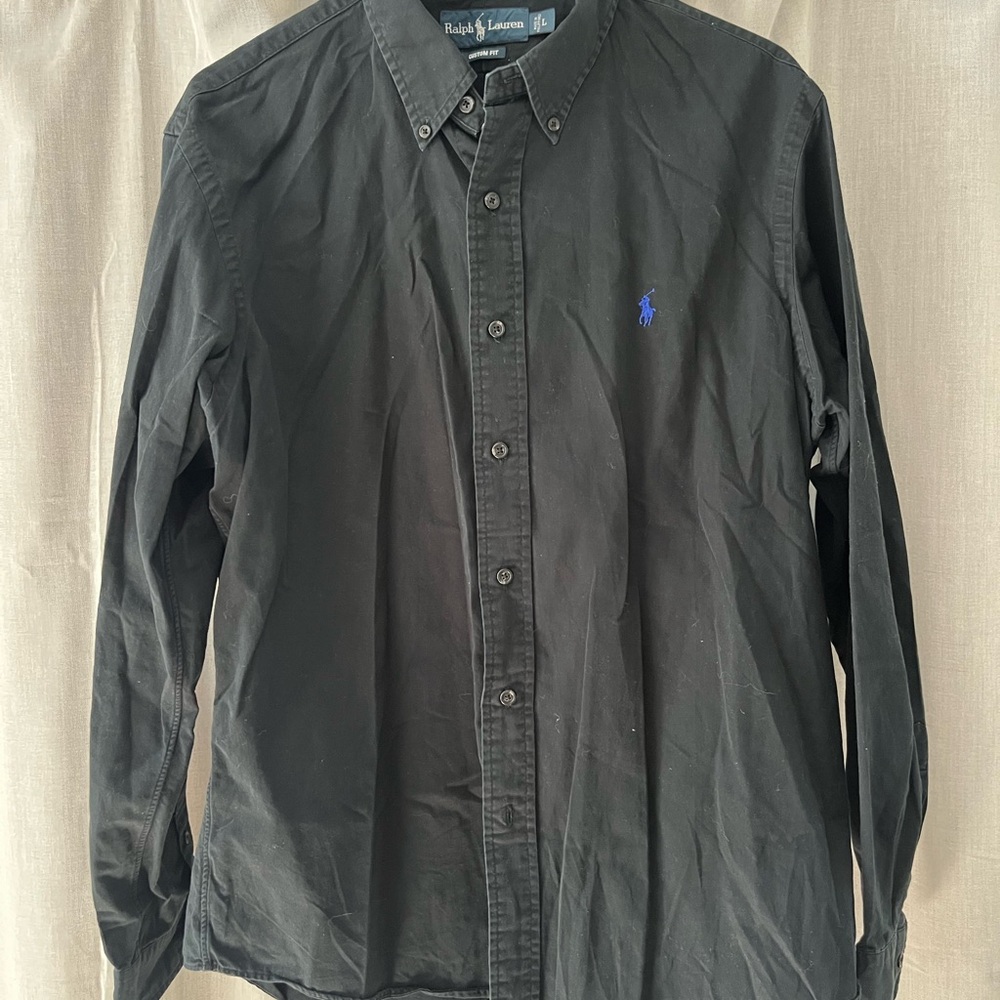 Ralph Lauren Black Casual Button Down Shirt